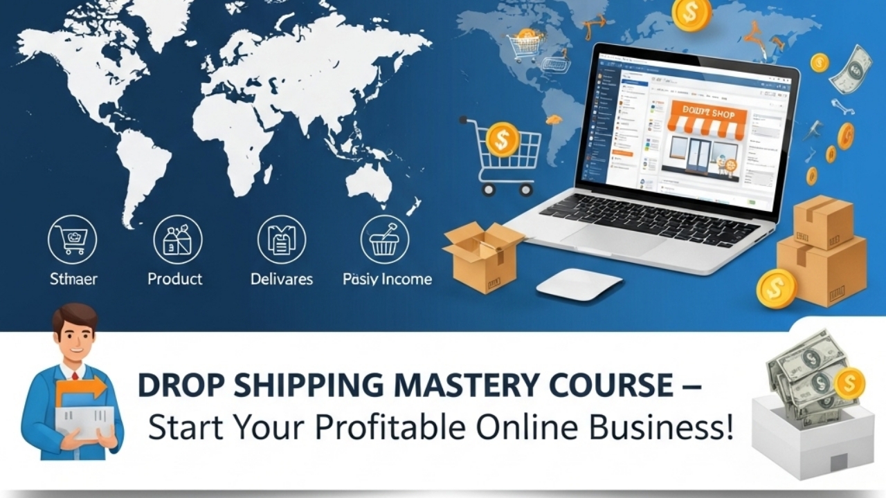 Drop shipping mastry course - Basic to Advance
