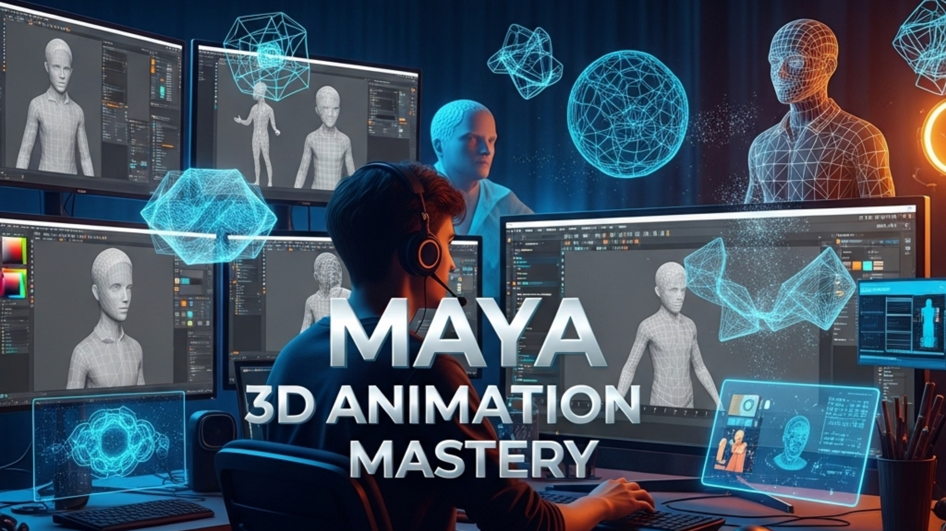 Maya 3D animation mastry course - basic to advanced
