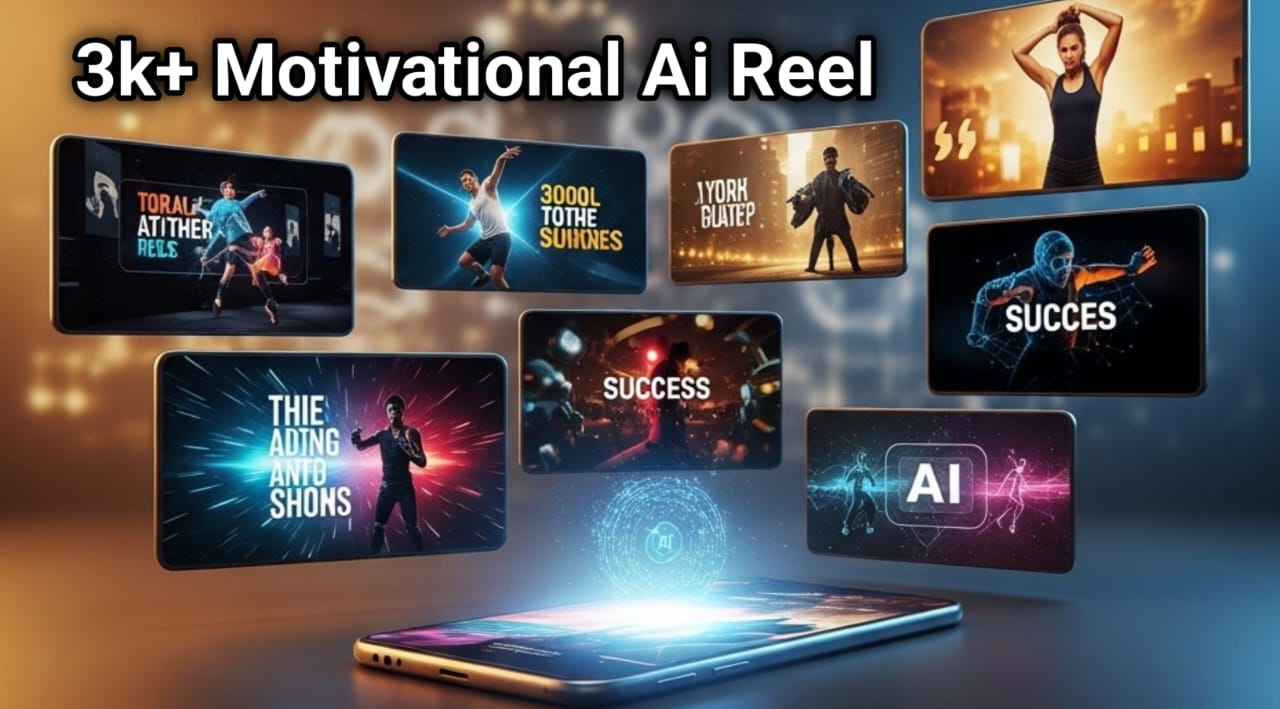 3000+ AI Motivational Reel Bundle - Ready to use your project